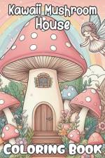 Kawaii Mushroom House Coloring book af Mezzo Zentangle Designs