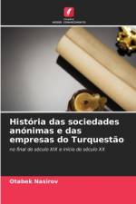 História das sociedades anónimas e das empresas do Turquestão af Otabek Nasirov