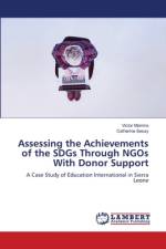 Assessing the Achievements of the SDGs Through NGOs With Donor Support af Victor Moinina