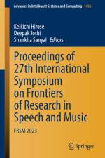 Proceedings of 27th International Symposium on Frontiers of Research in Speech and Music af Keikichi Hirose