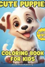 Cute Puppies Coloring Book for Kids Ages 4-8. af Oscar Media Publishing