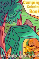 Camping Coloring Book for kids Ages 4-8 af Rare Bird Books