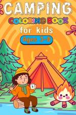 Camping Coloring Book for kids Ages 3-8 af Rare Bird Books
