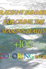 Radiant Summer Exploring the Season's Beauty +100 Coloring Pages af Marvin Zs