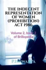 The Indecent Representation of Women (Prohibition) ACT 1986 af Ishwarya P