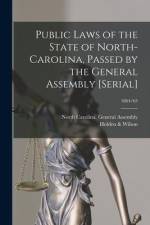 Public Laws of the State of North-Carolina, Passed by the General Assembly [serial]; 1864/65 af North Carolina General Assembly