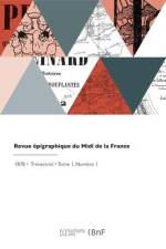 Revue Épigraphique Du MIDI de la France af Auguste Allmer