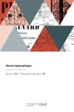 Revue épigraphique af Emile Esperandieu