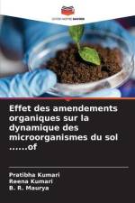 Effet des amendements organiques sur la dynamique des microorganismes du sol ......of af Pratibha Kumari