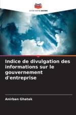 Indice de divulgation des informations sur le gouvernement d'entreprise af Anirban Ghatak
