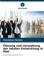 Planung und Verwaltung der lokalen Entwicklung in Mali af Hamadoun Haidara
