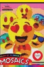 Funny Emoji Mosaic: Pixel Adults Coloring Books Color by Number af Rocket Publishing