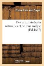 Des eaux minérales naturelles et de leur analyse af Édouard van den Corput