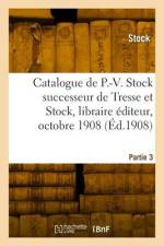 Catalogue analytique de pièces de théâtre classées de P.-V. Stock af Stock