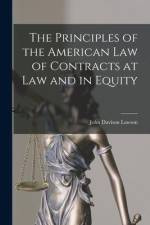 The Principles of the American Law of Contracts at Law and in Equity af John Davison Lawson