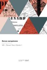 Revue européenne af Edmond de Cazalès