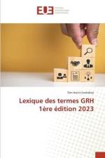 Lexique des termes GRH 1ère édition 2023 af Dan Jeanis Loukakou