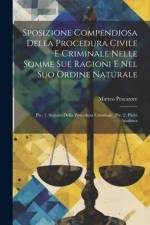 Sposizione Compendiosa Della Procedura Civile E Criminale Nelle Somme Sue Ragioni E Nel Suo Ordine Naturale: Pte. 1. Seguito Della Procedura Criminale af Matteo Pescatore