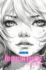 Livre de coloriage ANIME GIRLS EDITION VOLUME 1 af Adult Coloring Books