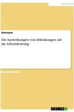Die Auswirkungen von Ablenkungen auf die Arbeitsleistung af Anonymous