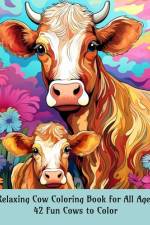 Relaxing Cow Coloring Book for All Ages af Corinne Larsen