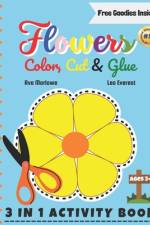 Flowers Color, Cut & Glue af Leo Everest