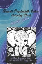 Kawaii Psychedelic Cuties Coloring Book - Animals Edition af Allison's Stories