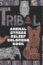 Tribal Animal Stress Relief Coloring Book af Shahzada Amish Shakeel