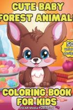 Cute Baby Forest Animals Coloring Book for Kids. af Oscar Media Publishing