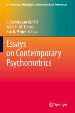 Essays on Contemporary Psychometrics af L Andries Van Der Ark