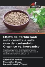 Effetti dei fertilizzanti sulla crescita e sulla resa del coriandolo: Organico vs. Inorganico af Anshuman Rathod