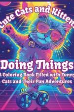 Cute Cats and Kittens Doing Things af Mindful Coloring