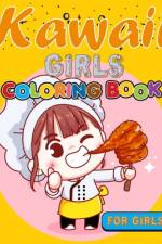 Kawaii Girls Coloring Book For Girls af Rare Bird Books