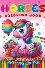 Horses Coloring Book For Kids Ages 4-8 af My Color Books