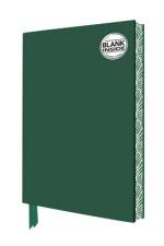 Racing Green Blank Artisan Notebook (Flame Tree Journals)