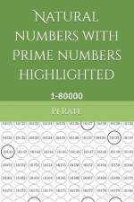 Natural numbers with Prime numbers highlighted (Ed. 1-80000) af Pi Rate