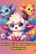 Fantasy Kawaii Winged Baby Creatures Coloring Book af H A