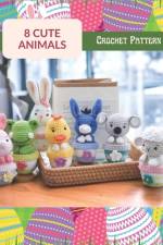 8 Cute Animals Crochet Pattern af Mees Galaxy