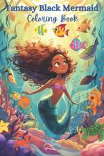 Black Mermaid Coloring Book af Positive Elements Designs