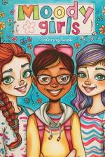 Moody girls coloring book af Polly Wath