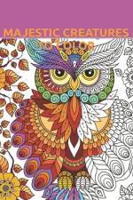 Majestic Creatures to Color af Ashley Landor