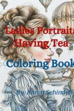 Ladies Portraits Having Tea Coloring Book af Karen Schindell