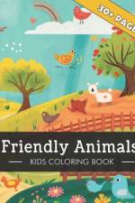 Friendly Animals and their Houses - Coloring Book for Children af Jolly Designs