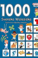 1000 Svenska Walesiska Illustrerad tvåspråkig vokabulär (Svartvitt utgåva) af Natalie Jonasson