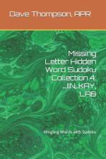Missing Letter Hidden Word Sudoku Collection 4 af Dave Thompson Apr
