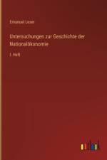 Untersuchungen zur Geschichte der Nationalökonomie af Emanuel Leser