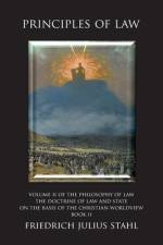 Principles of Law af Friedrich Julius Stahl