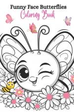 Funny Face Butterflies Coloring Book af Positive Elements Designs