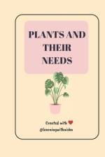 Plants and Their Needs af Nisha M