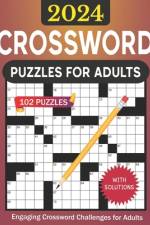 2024 Crossword Puzzles for Adults with Solutions af Hunter Puzzlers